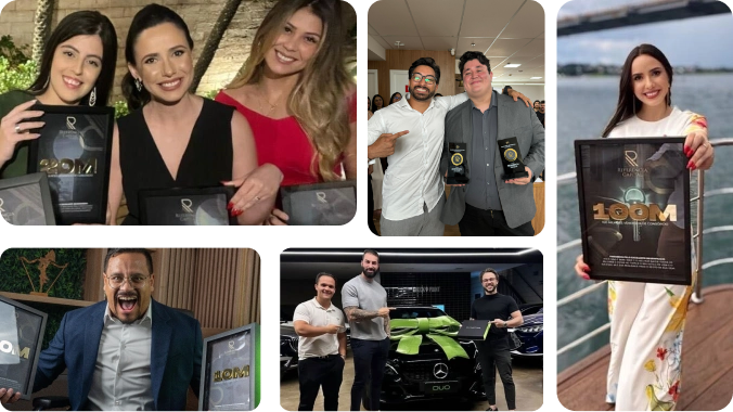 Vendedores premiados da Referência Capital